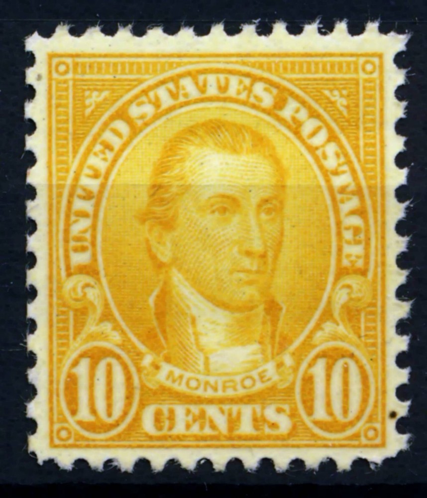 US 1927 James Monroe  (642) . Mint Never Hinged