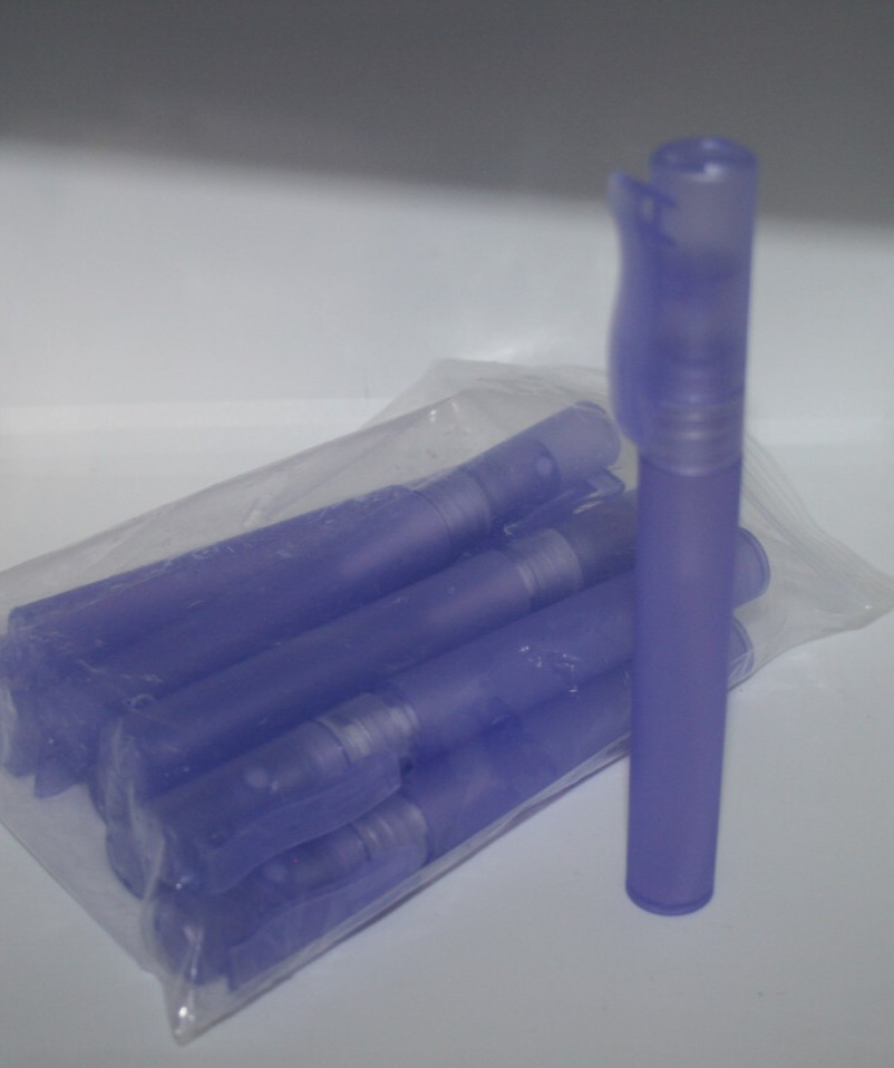10 Pcs Pen Clip Fine Mist Plastic Atomizer Vials Empty Perfume Sample Tube