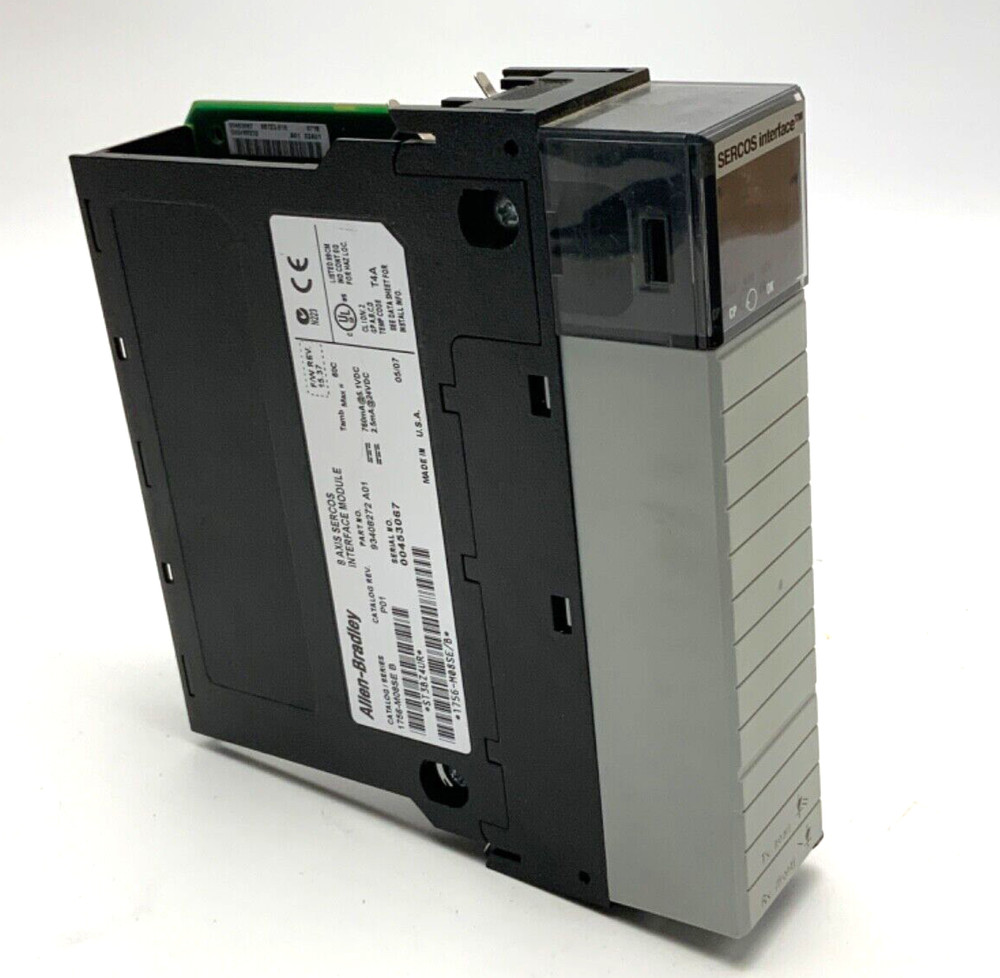 ALLEN BRADLEY 1756-M08SE SER B 8 AXIS SERCOS INTERFACE MODULE