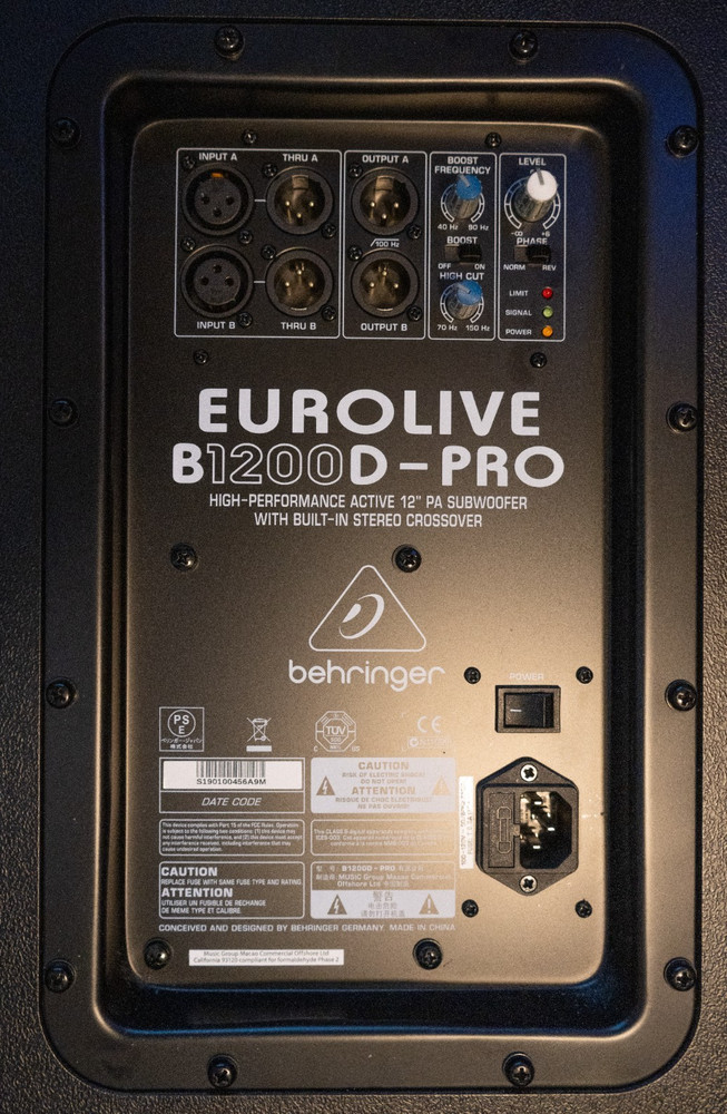 behringer eurolive b1200d-pro