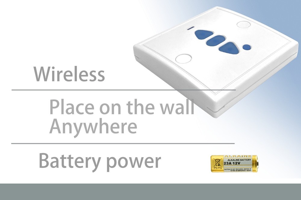Blütezeit Wall-Mount Switch Wireless 433 MHz for Automatic Sliding Gate Opener