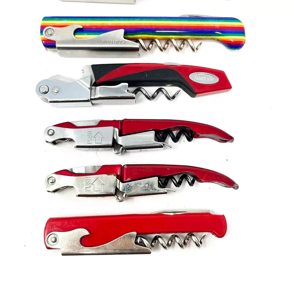 7 Pcs Trudeau, Capitano and Assorted, Waiter's Corkscrew, Wine Bottle Opener