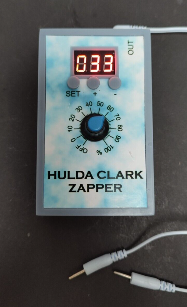 Hulda Clarck’s Protocol Gadget Multi Frequency Zapper with Copper, Silver-Orgone