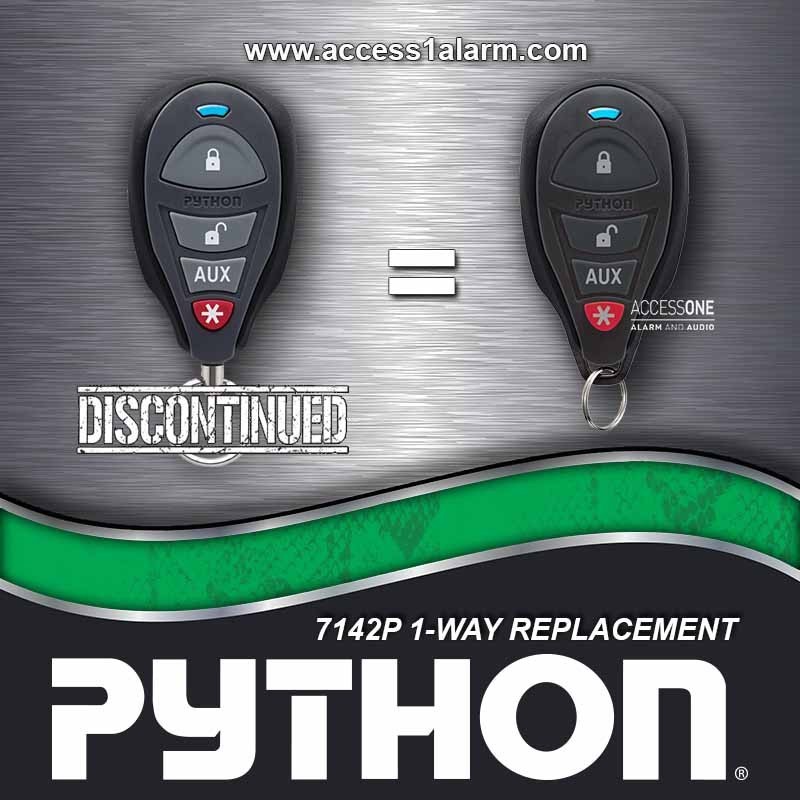 Python 7142P 1-Way 4-Button Remote Control For 5305P New 7145P  EZSDEI7141