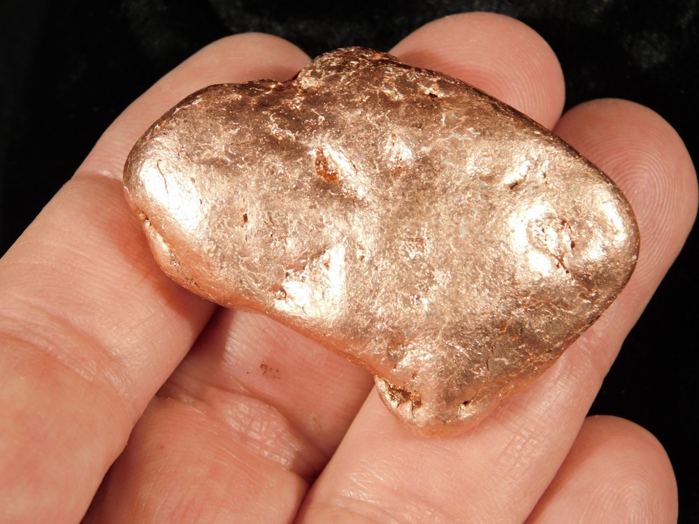 Heavy! 100% Natural Solid COPPER NUGGET or Native Copper Float Michigan 112gr
