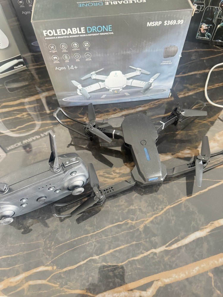 Foldable Quadcopter Drone E88 HD Camera 50X Zoom Obstacle Avoidance