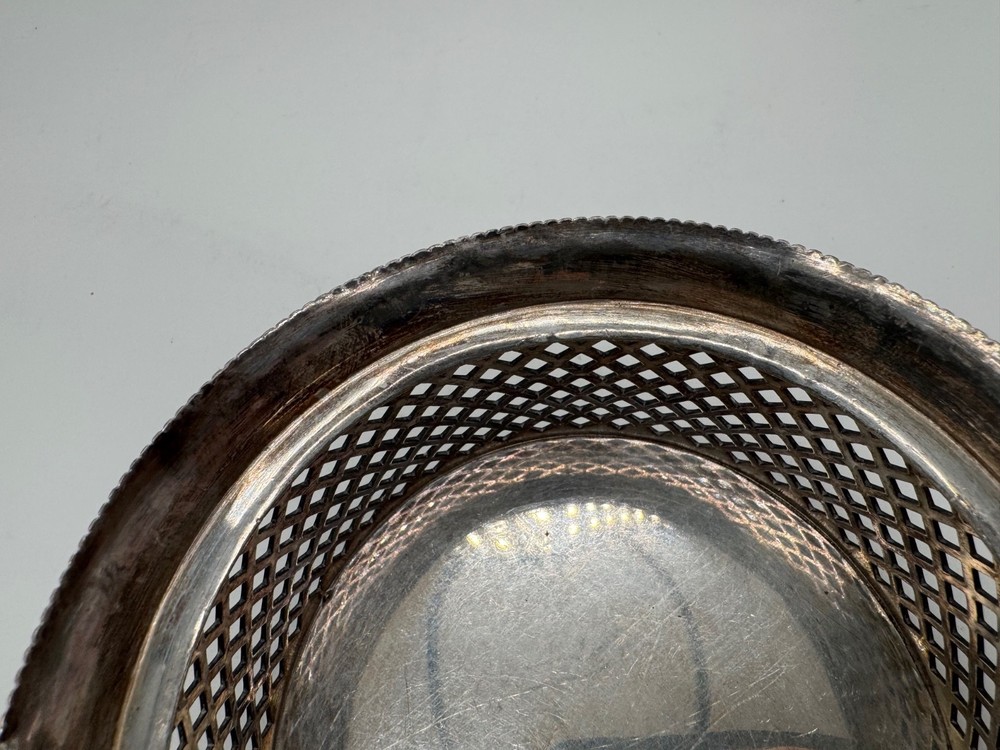 Vintage Antique Eureka Silver Co. Silver Plated Wine Coaster