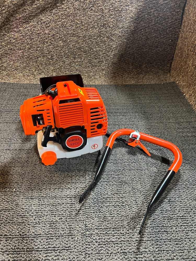 52CC Machine Heavy Duty Auger Drill Orange Post Hole Digger