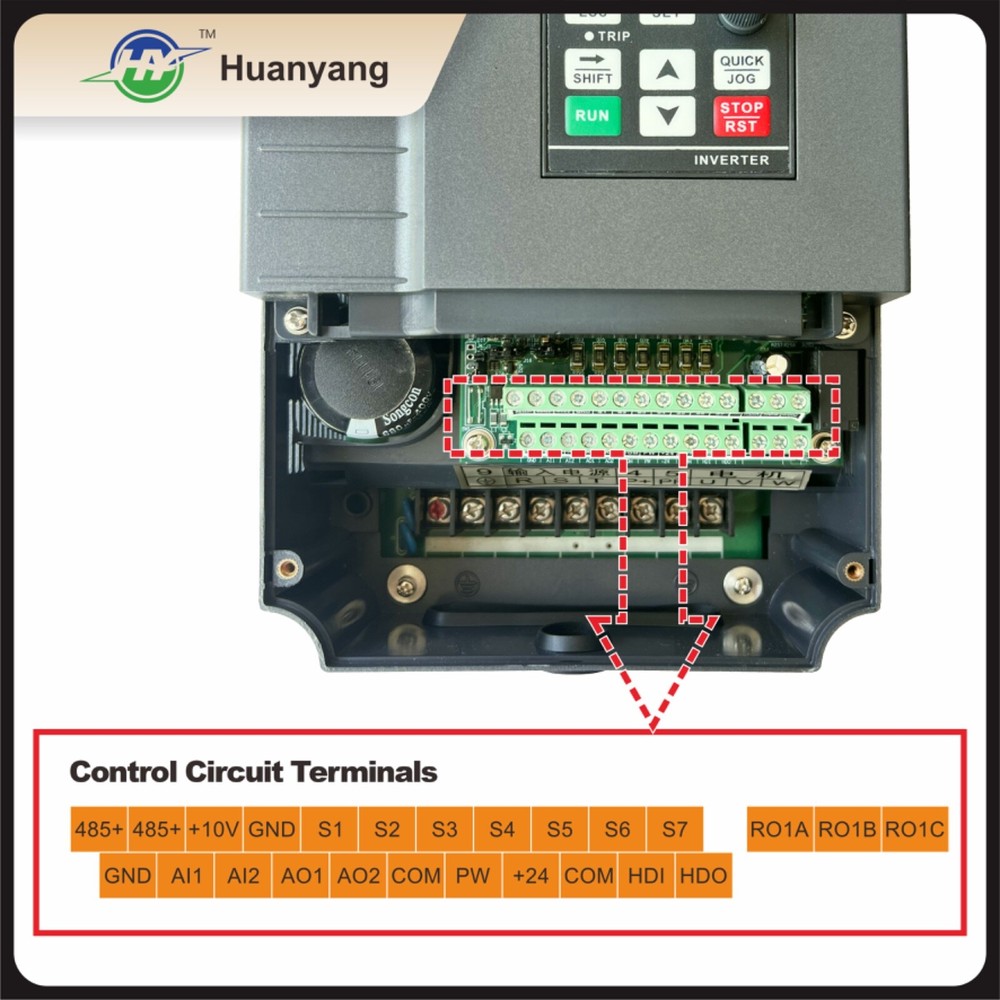 VFD 220V 5HP 4kW Vector Control Variable Frequency Drive Inverter motor CNC