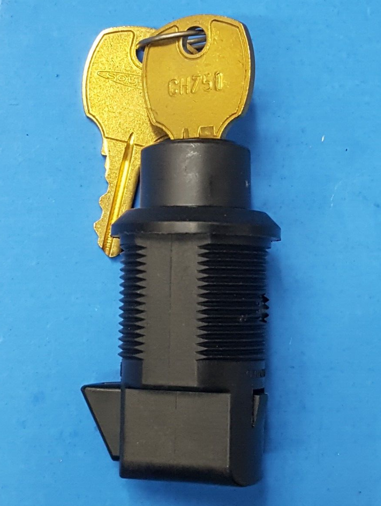 Keylock Push Latch/Lock , 93-303 , SOUTHCO , Push Button Latch for Glove Box.