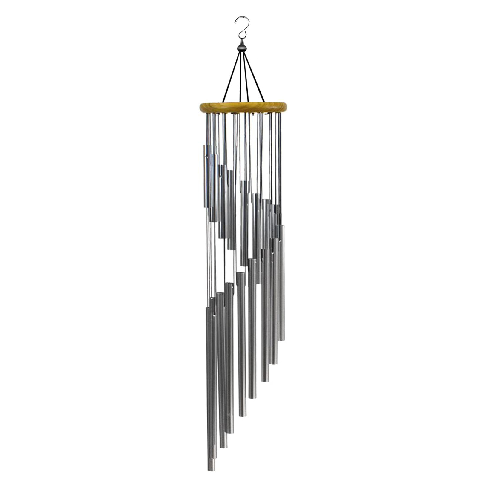 Wind Chimes Large Deep Tone Chapel Bells 12 Tubes Outdoor Garden Home Decor Gift