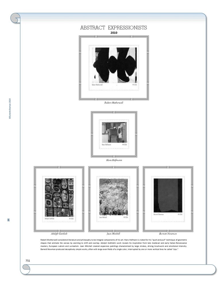 2010 U.S. Commemorative Singles COMPLETE Supplement (White Ace Alternative)