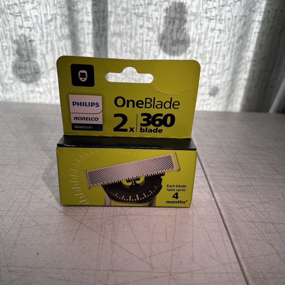 Philips Norelco Oneblade 360 Blade Replacement Blade 2 Pack Genuine Replacement