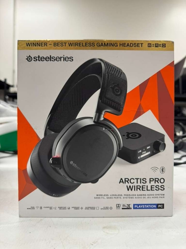 SteelSeries Arctis Pro Wireless Gaming Headset Wireless+Bluetooth for PS4 and PC