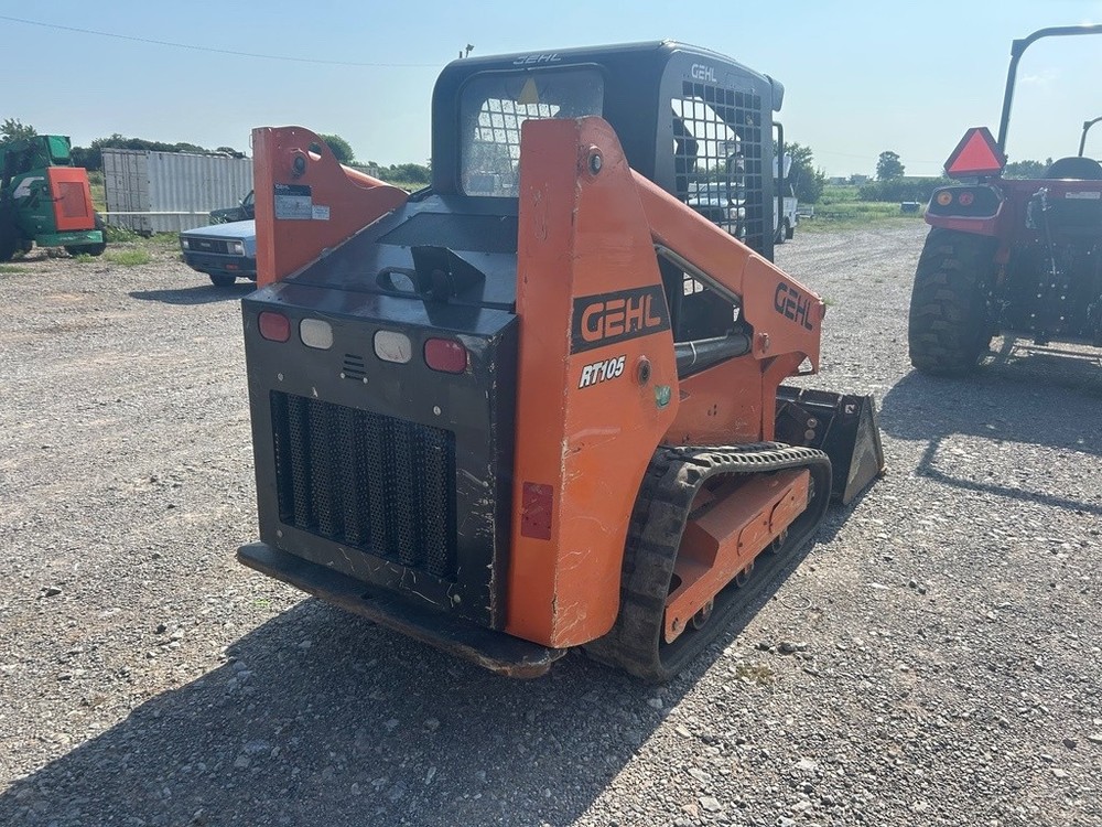 2019 Gehl RT105 Compact Track Skid Steer Loader 35Hp Open Cab Used