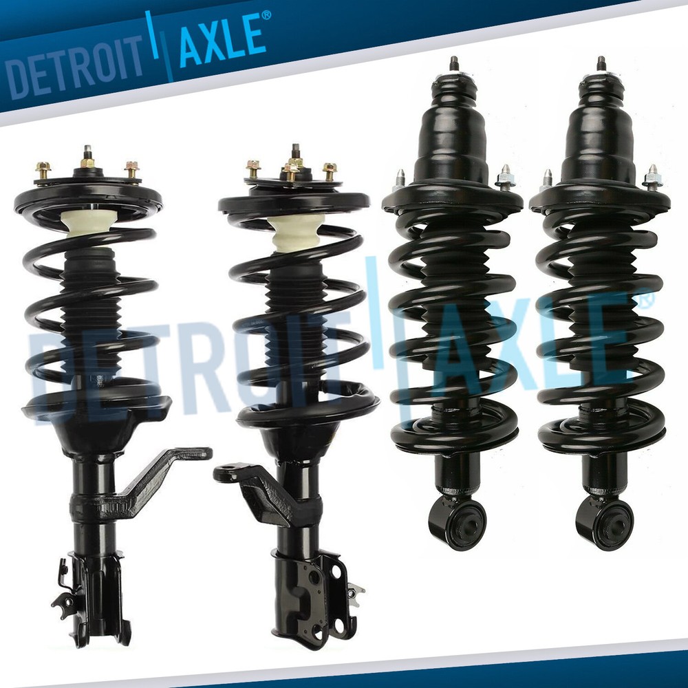 Front + Rear Struts w/ Coil Spring for 2003 2004 2005 2006 - 2011 Honda Element