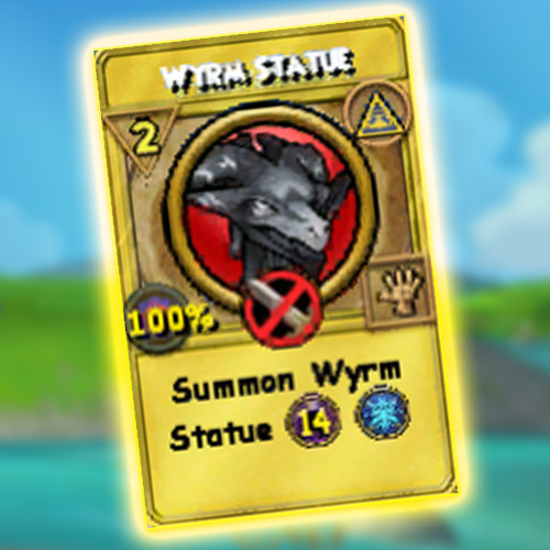 Wizard101 | 1 Wrym Statue Summon TC (RARE / RETIRED) - PC ONLY