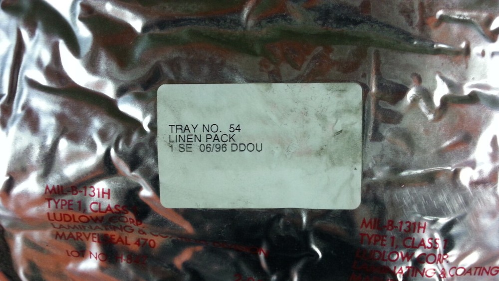 TRAY No. 54 Linen Pack