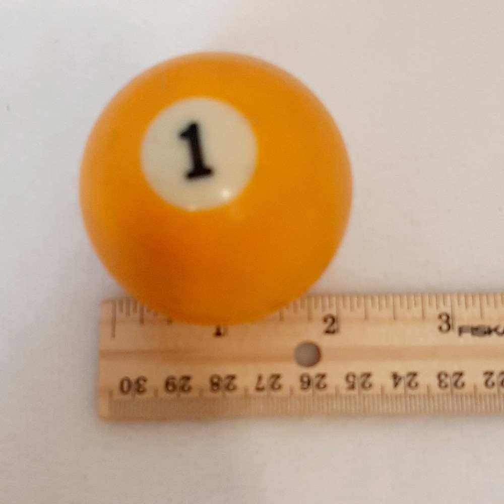 Billiard Pool Table Standard Replacement Ball 2 ¼” # 1 Ball