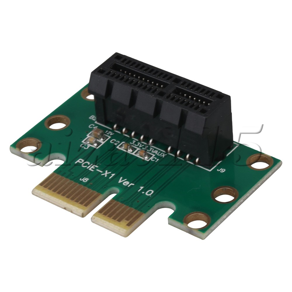 2Sets PCI-E 1X Adapter Fit for Graphics Riser Card Replacement