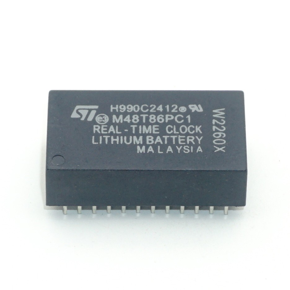 STMicroelectronics M48T86PC1 M48T86 Real Time Clock RTC 128KBIT 5V x 1PC NEW