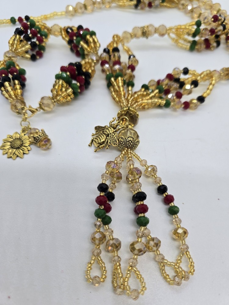Set de collar e idde orisha OSHUN IBU KOLE