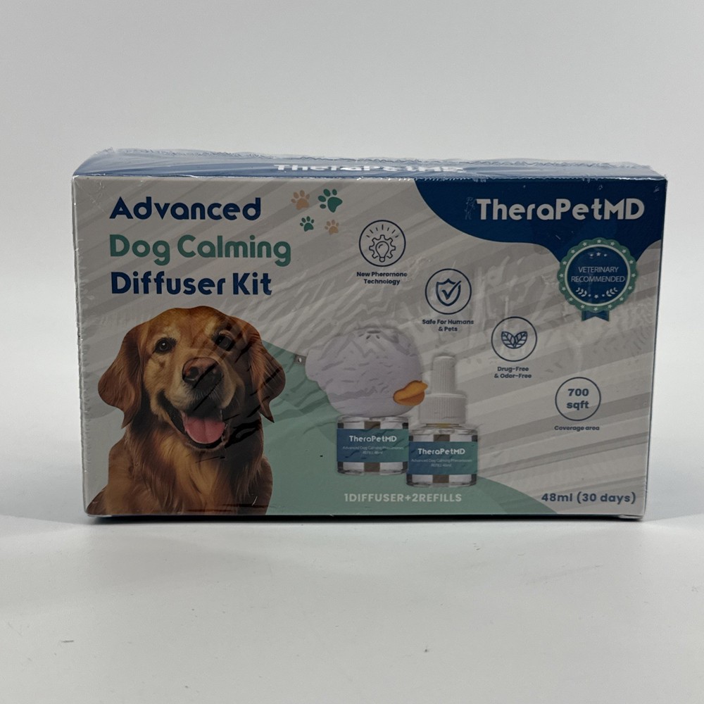 TheraPet MD Advanced Dog Calming Diffuser Kit 1 Diffuser + 2 Refills