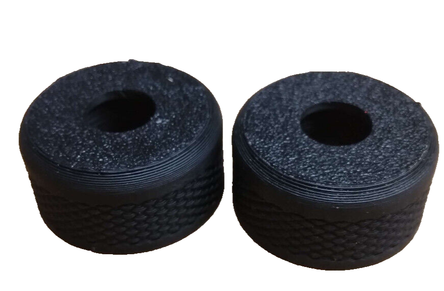 Airsoft AAP-01 Pistol Replacement Black Muzzle Cap (Two Pack)