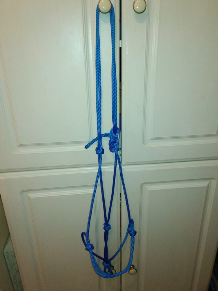 DRAFT SIZE 1/4" SOFT ROPE 2-KNOT TRAINING HALTER FITS PARELLI METHOD