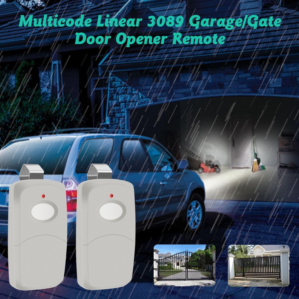 Sale 2 For Linear 3089 Multi-Code Remote MCS308911 30891 Transmitter Garage Gate