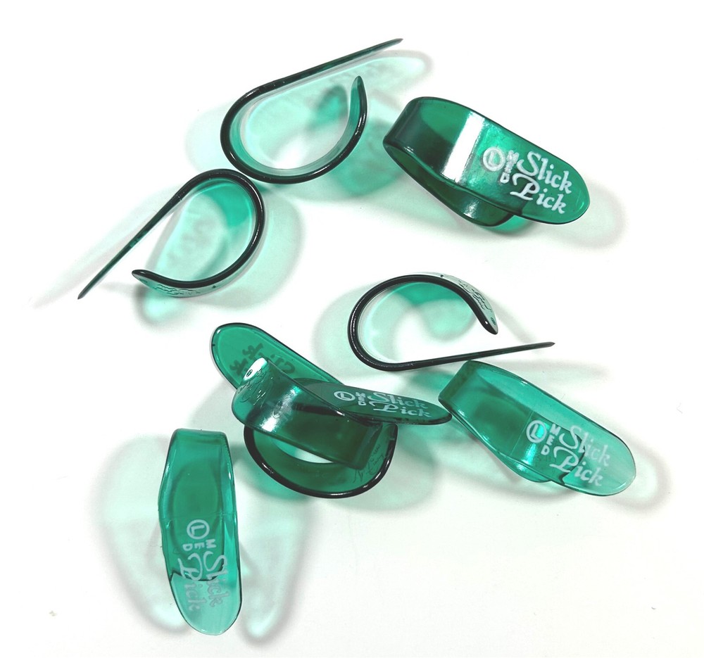 Fred Kelly Thumb Picks Slick Pick Polycarbonite Large Size .98mm 8 Picks