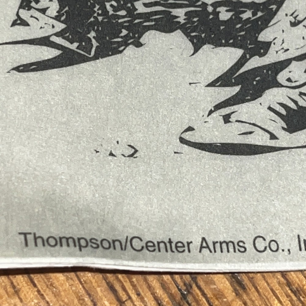 Thompson Center TC Weaver Base Mount 9977 Cap Lock Muzzleloader