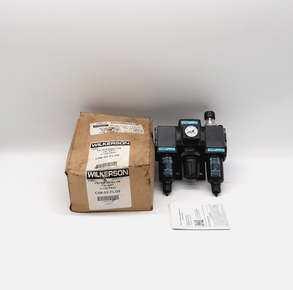 Wilkerson C08-02-FLG0 Filter/Regulator/Lubricator