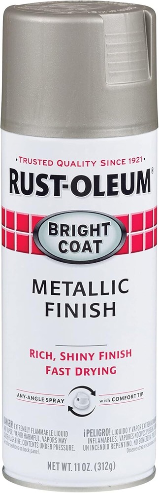 Rustoleum Stops Rust Bright Coat Metallic Spray Paint, 11 Ounce, 7715830