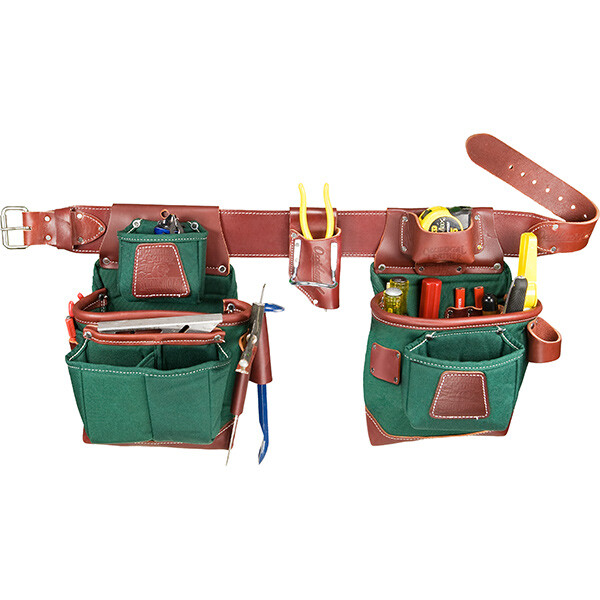 Occidental Leather 8585 M Heritage FatLip Tool Bag Set, Medium