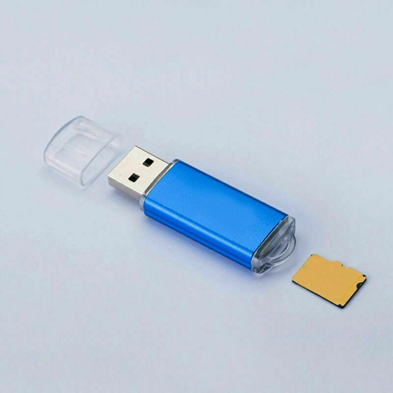 Portable USB 2.0 Adapter Micro SD SDHC Memory Card Reader / Writer Flash Drive