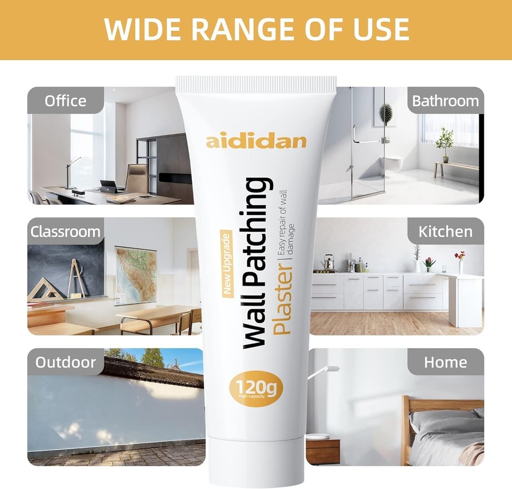 Ultimate 2-Piece Drywall Repair Patch Kit – Strong Adhesion & Quick Application