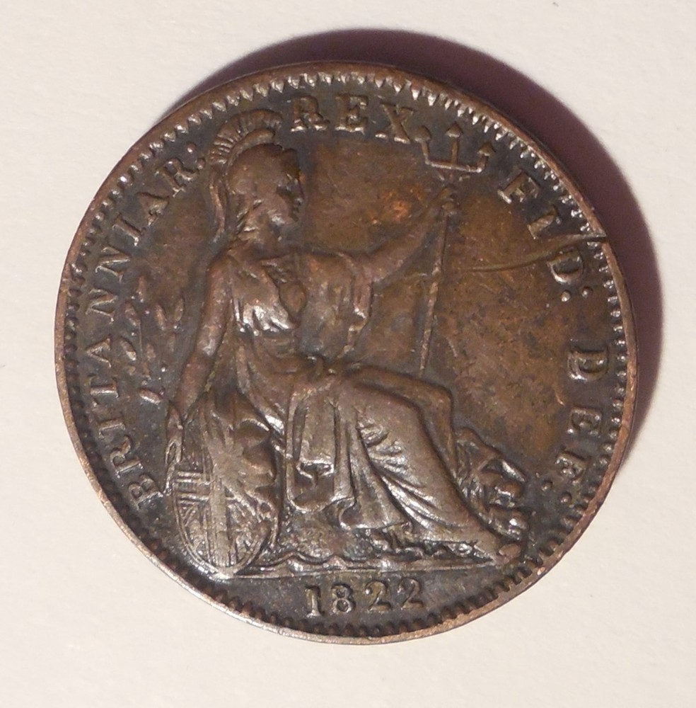 1822 Farthing Great Britain George IV