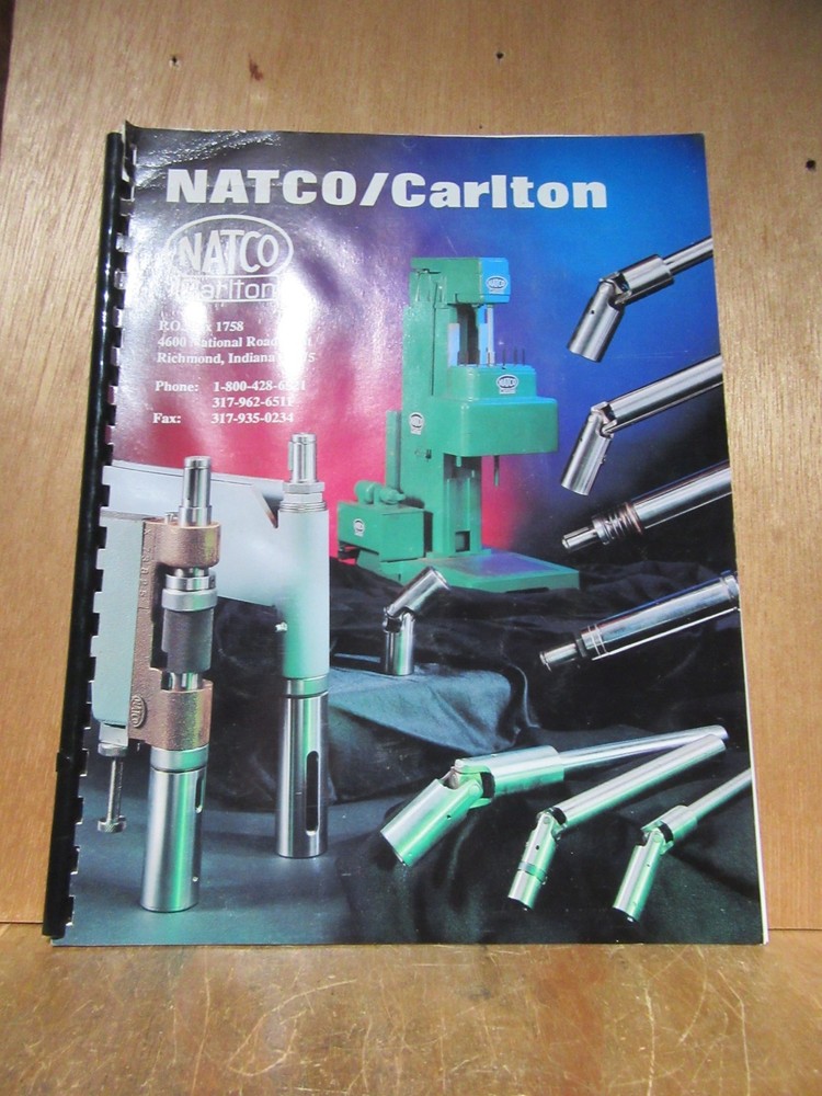 NATCO - Carlton  Arm Type Spindle & Accessories /Assemblies  Catalog