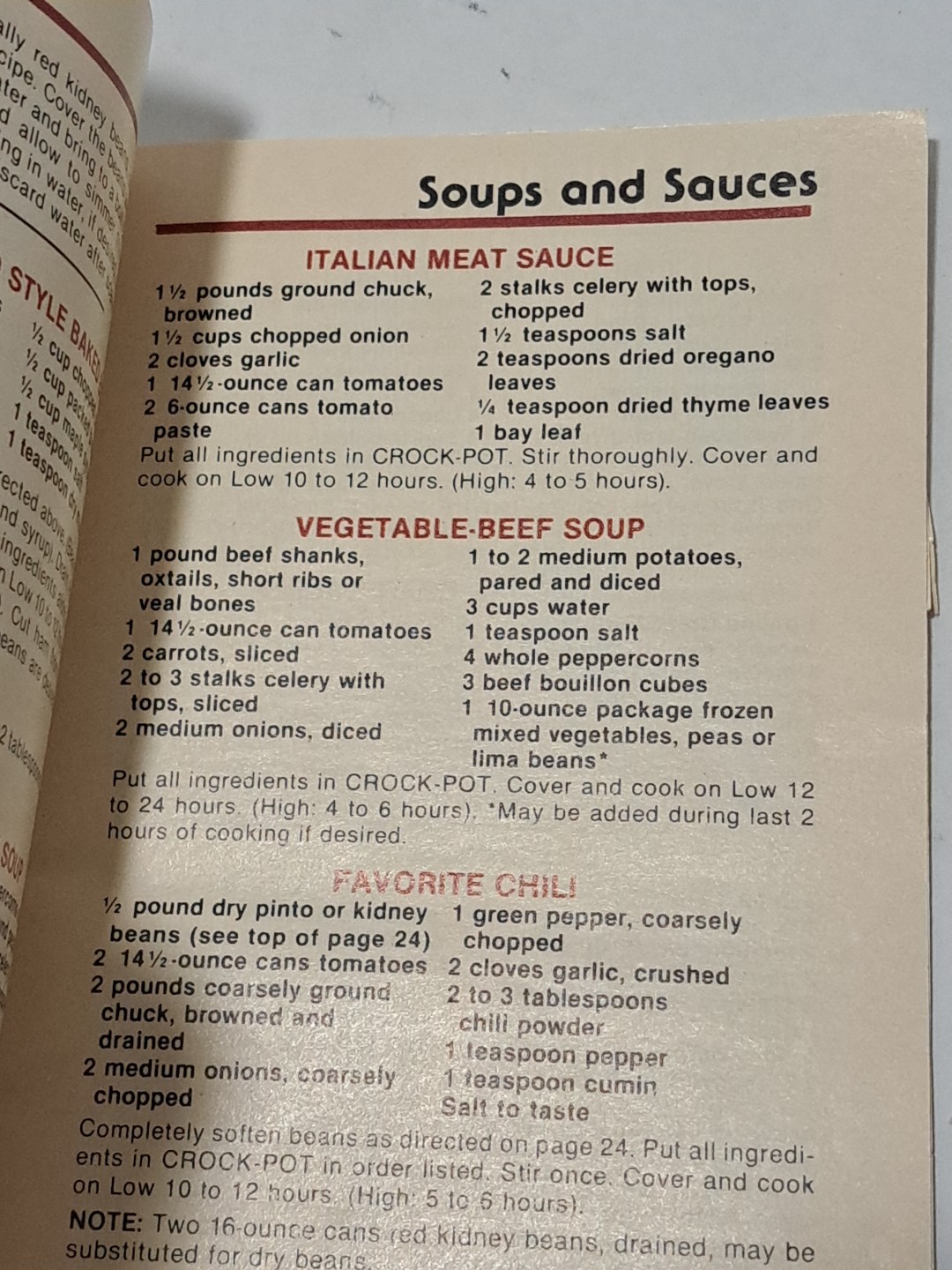 Vtg Rival Crock-Pot Stoneware Slow Cooker Instruction Manual & Recipes #3150