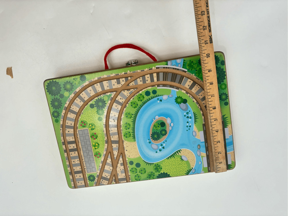 Melissa and Doug train set