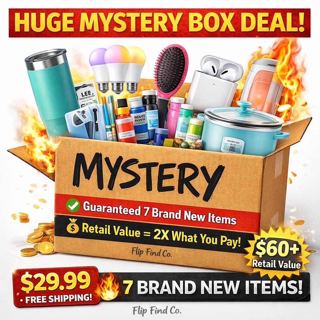 Mystery FUN Box MIXED High Quality items NEW random items Free Shipping NEW!