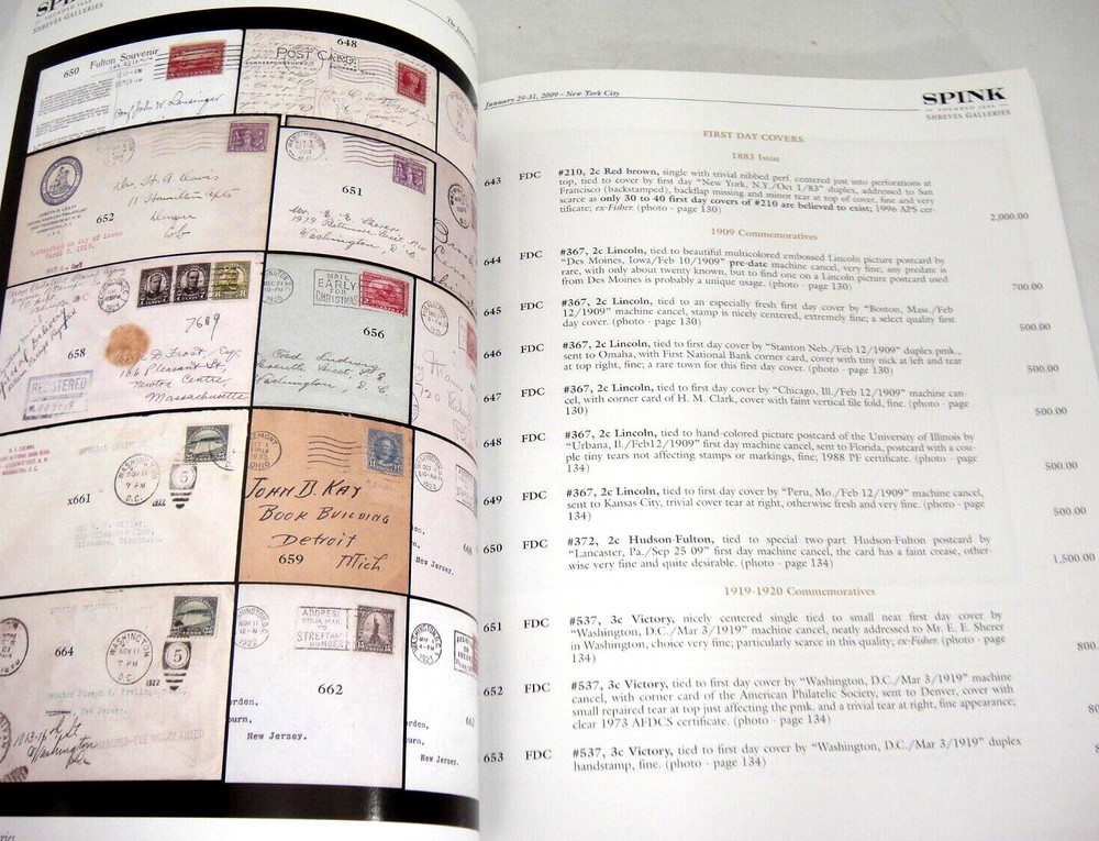 Spink Shreves Stamp Auction Catalog Whaling Covers Errors Antarctic 2009