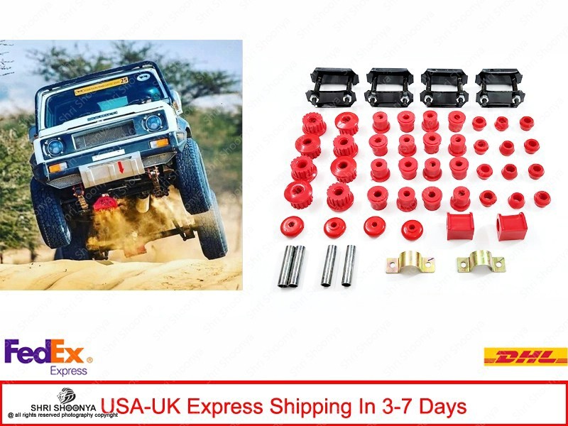 Suzuki Samurai Complete Polyurethane Suspension Leaf Spring Bushing Kit
