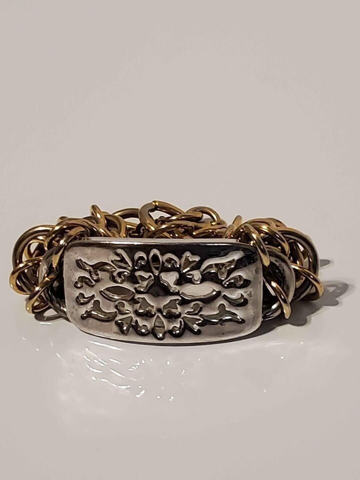 Two tone Premier Design Bracelet 6" (B178)