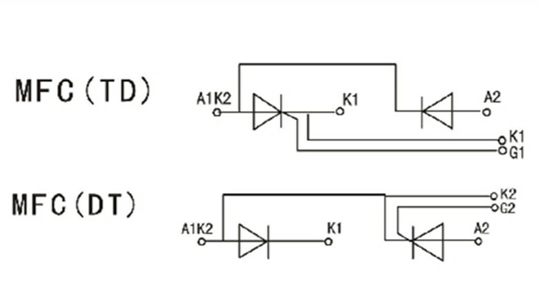 MFC160A 1600V semi-control module rectifier SCR MFC160A-16
