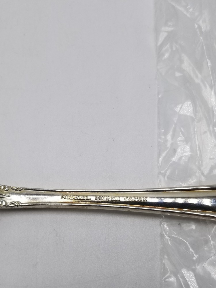 Eldan "ELD15" Silver-plate Nickle 8 1/2 Inch Medium Cold Meat Fork