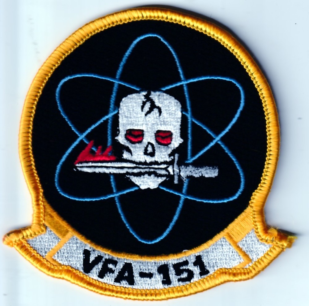 USN NAVY   Strike Fighter Squadron 151  VFA-151 ''Vigilantes'' patch