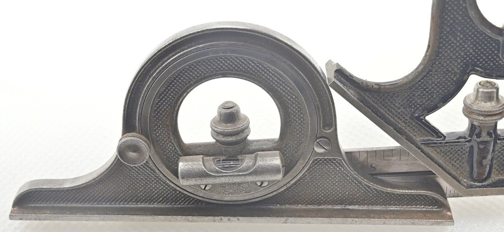 ✨Vintage 12" Starrett Combination Square Center Finding Protractor (INV S067)