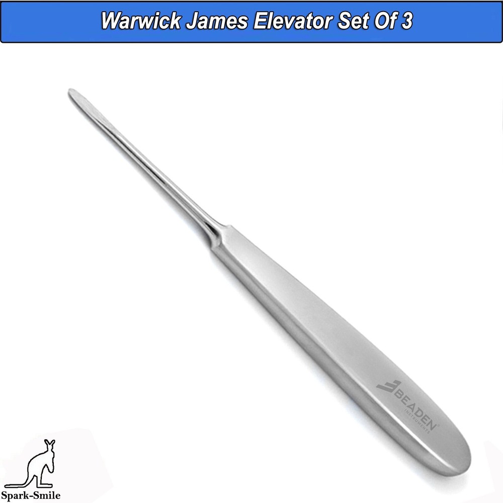 Warwick James Root Elevators Surgical Tooth Extraction Luxating Elevators Set